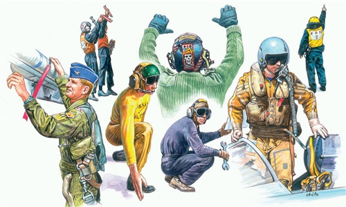 Italeri 1:72 NATO Pilots + Crew
