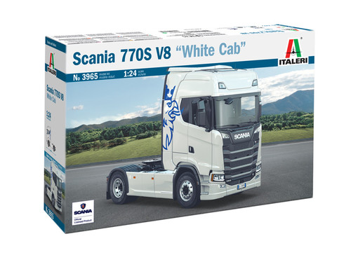 Italeri 1:24 Scania 770S V8 White Cab