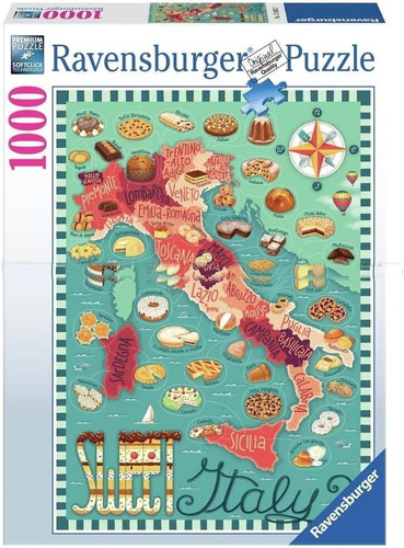 Ravensburger Map of Italy 1000pc