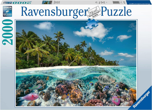 Ravensburger - Underwater/Overwater: A Dive in the Maldives 2000pc Puzzle