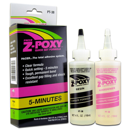 Zap Z-Poxy 5 Minute Formula 8oz