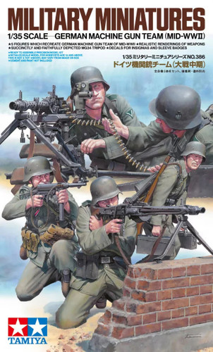 Tamiya 1:35 German MG Team Mid-WWII