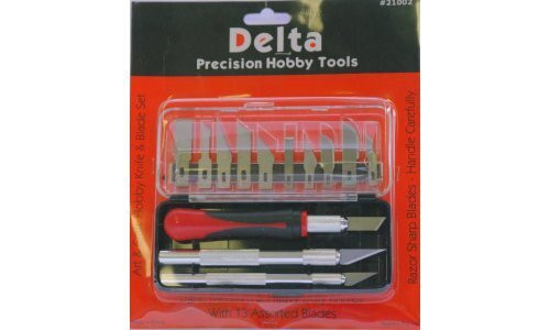 Delta Hobby Knife Set w/Chest