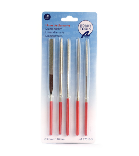 Artesania Latina 5 Diamond Files Set 140mm