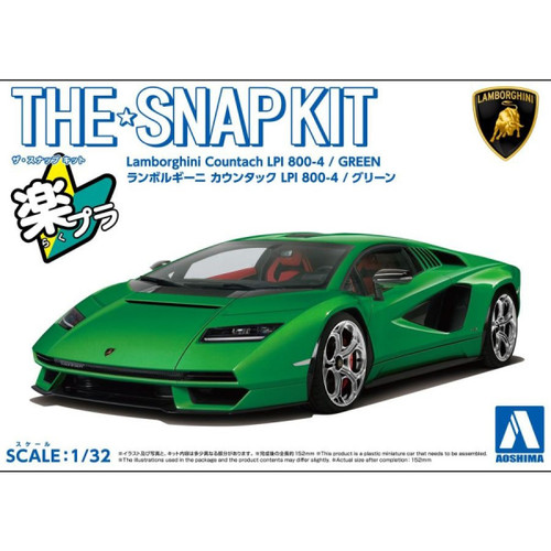 Aoshima Lamborghini Countach LPI Green