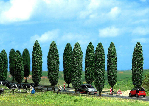 Busch 10 Poplar Trees 9.5cm-12cm