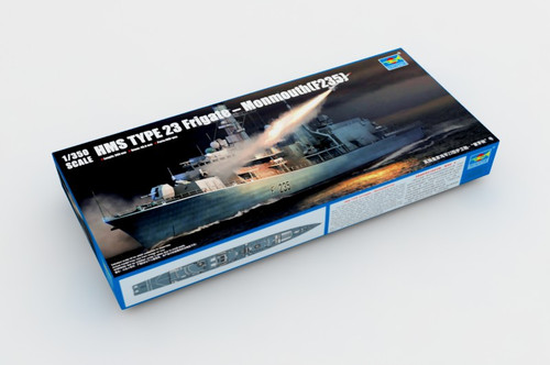 Trumpeter 1:350 HMS Type 23 Frigate - Monmouth (F235) Plastic Model Kit