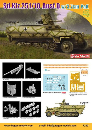 Dragon 1:72 Sd.Kfz.251/10 Ausf.D