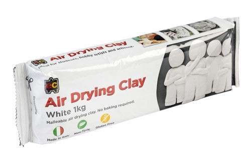 Educational Colours Air Drying Clay White 1kg