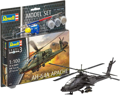 Revell 1:100 AH-64A Apache Model Set