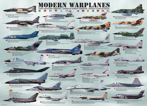 Eurographics Modern Warplanes 1000pc
