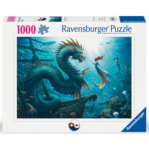 Ravensburger - Dragon, Mermaids, & Turtles 1000pc Puzzle