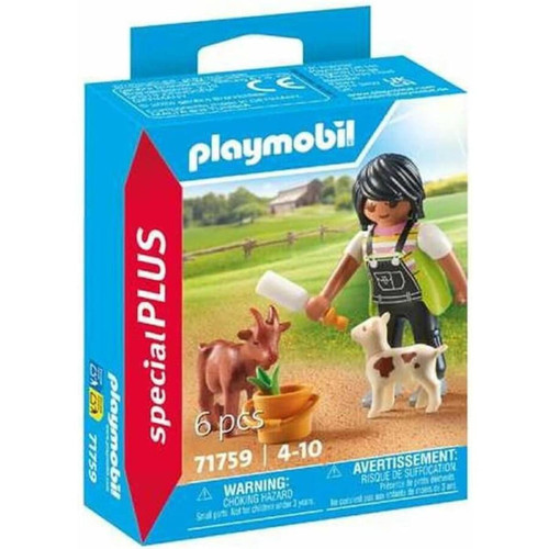 Playmobil Woman w/Goats