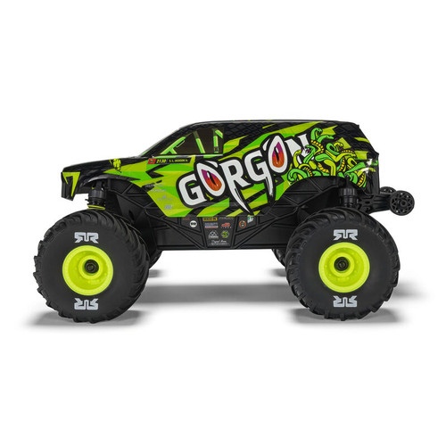 Arrma 1/16 Gorgon Grom 4x4 Brushed Monster Truck, Yellow
