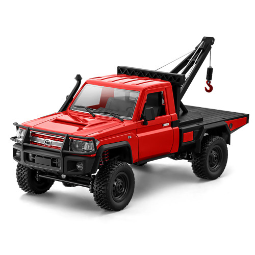MN Model Toyota LC79 RTR Red w/Crane