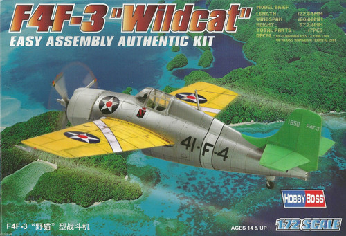 HobbyBoss 1:72 F4F-3 Wildcat