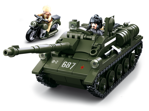 Sluban WW2 SU-85 Tank Destroyer 338pc