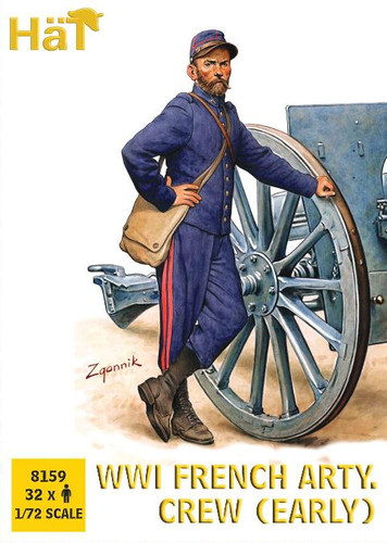 HAT 1:72 WWI French Artillery Crew