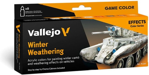 Vallejo 8 Winter Weathering Colours