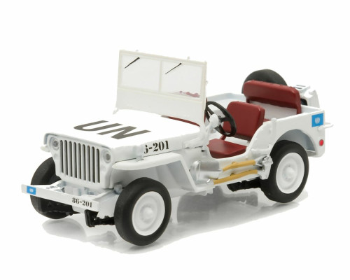 Greenlight 1:43 1944 Willys Jeep MB -  United Nations