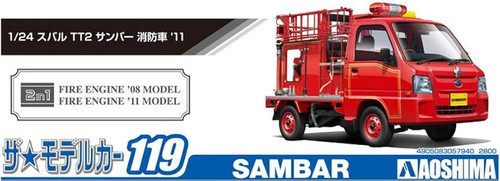 Aoshima Subaru TT2 Sambar Fire Engine