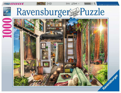 Ravensburger - Redwood Forest Tiny House 1000pc Puzzle