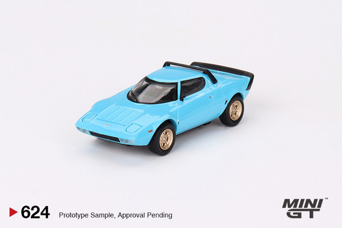 Mini GT 1:64 Lancia Stratos HF Stradale - Azzuro Chiaro