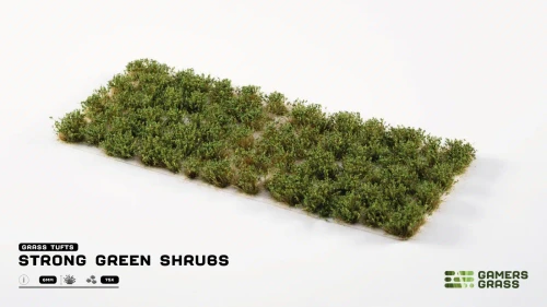 Gamers Grass Strong Green Shrubs 6mm Grass Tufts