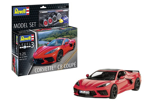 Revell 1:24 Corvette C8 Coupe Set