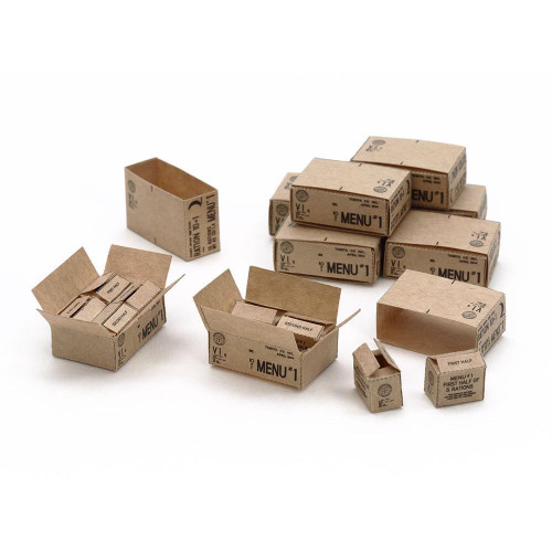 Tamiya 1:35 10-in-1 Ration Cartons