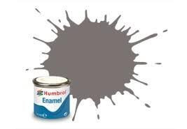 Humbrol Enamel 156 Dark Cam Grey Satin