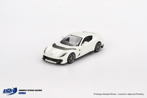 BBR Models 1:64 Ferrari 812 Competizione Bianco Avus