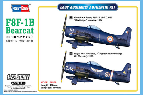 HobbyBoss 1:72 F8F-1B Bearcat