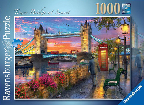 Ravensburger Tower Bridge At Sunset 1000pc