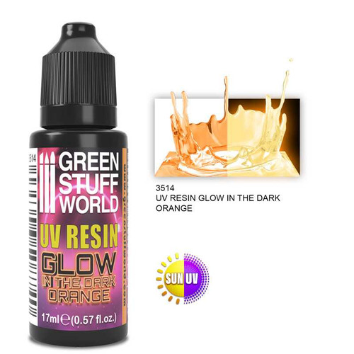 GreenStuff UV Resin Dark Glow Orange