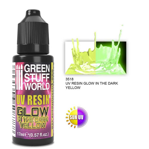 GreenStuff UV Resin Dark Glow Yellow