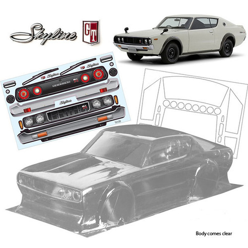 Bodyworx 1/10 Skyline Kpgc 110 195mm
