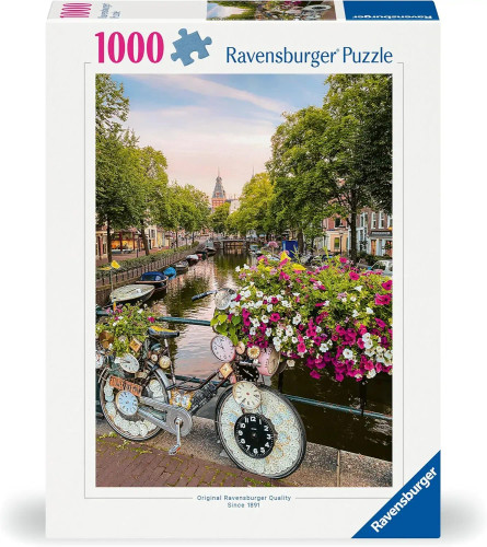 Ravensburger Bicycle & Flowers in Amsterdam 1000pc Puzzle