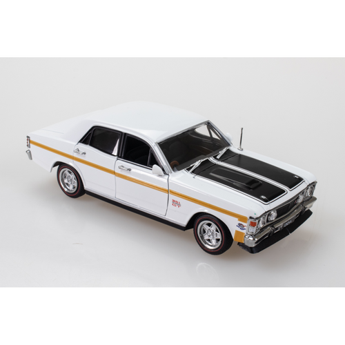 DDA Collectibles 1:32 XW GTHO Phase II - White w/Orange Stripes