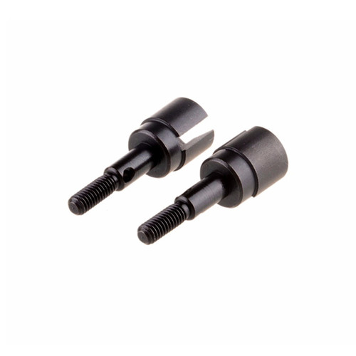 Hobby Works RC wheel axel rear (2) (b,mt)