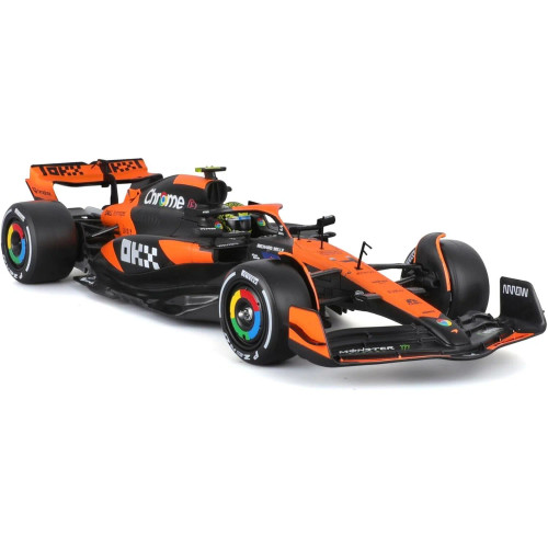 Bburago 1:24 2024 F1 McLaren MCL38 #4 Norris (With helmet)