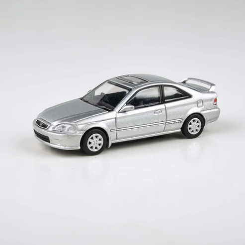 Paragon Models 1:64 1999 Honda Civic Si EM1 Vogue Silver Metallic