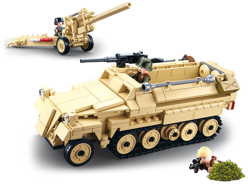 Sluban WW2 Half Track SD.KFZ.25 460pc