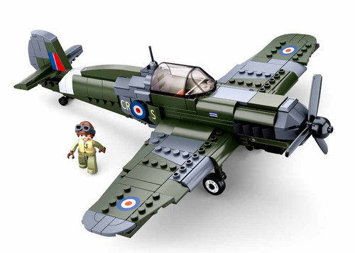 Sluban WW2 Spitfire Fighter 290pcs