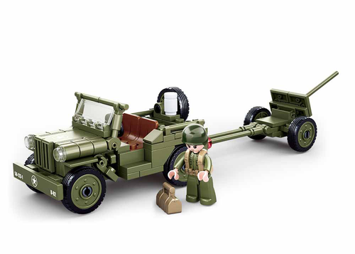 Sluban WW2 Willys Jeep 143pcs