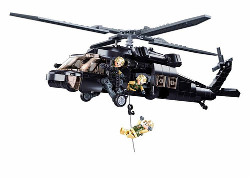 Sluban Black Hawk Helicopter 692pc