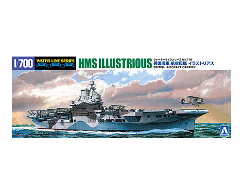 Aoshima 1:700 Carrier HMS Illustrious