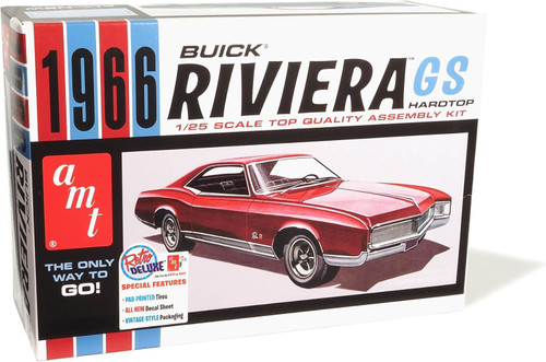 AMT 1:25 1966 Buick Riviera GS Hardtop Plastic Model Kit