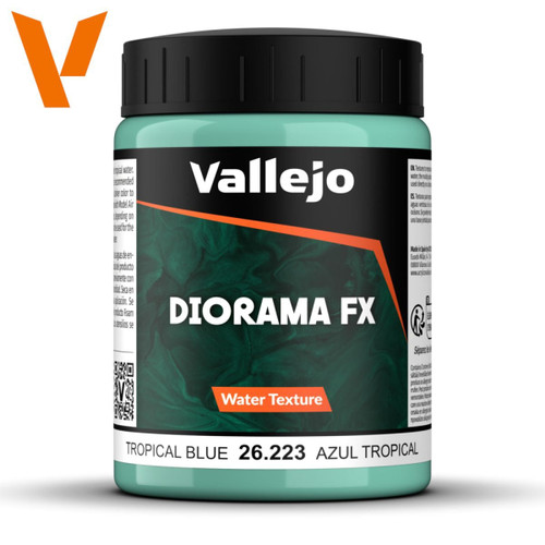 Vallejo Water Texture Tropical Blue