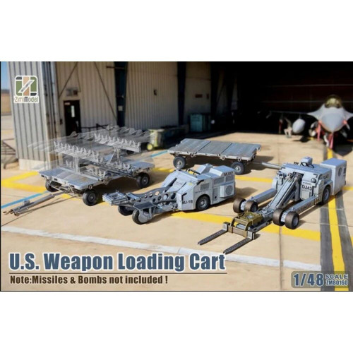 Zimi Model 1:48 US Weapon Loading Cart